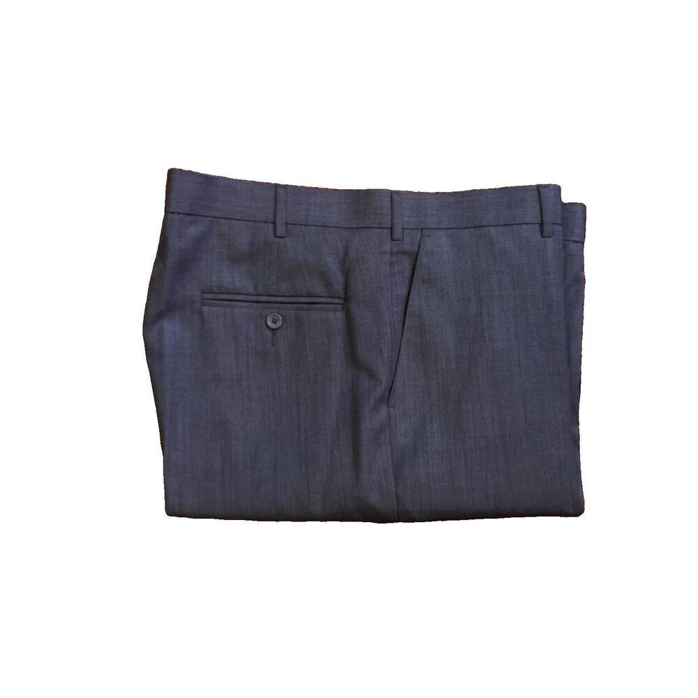 Luxury Classic Irvine Park Dress Pants Mens Size 38 Blue Grayish Trousers NEW